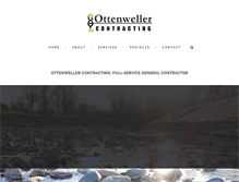 Tablet Screenshot of ottenwellercontracting.com